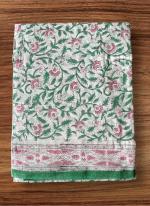 Cotton  White Daily Wear Printed Saree